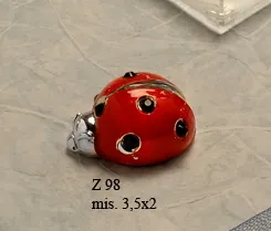 Сувенир «Божья коровка» 3.5х3см, красный