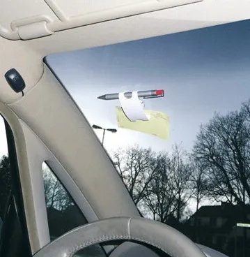 Клип пластиковый с присоской и 2-мя держателями для ручек, белый