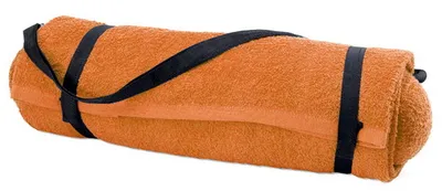 Пляжное полотенце с подушкой 150x75 см, оранжевый Пляжное полотенце с подушкой 150x75 см, оранжевый