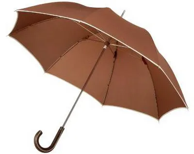 Зонт-трость, 19984992, коричневый Зонт-трость, 19984992, коричневый