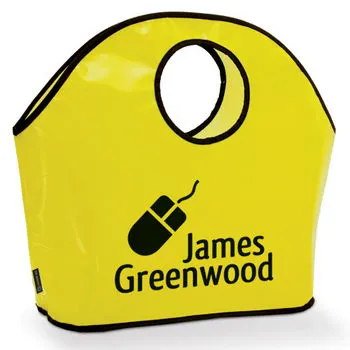 Сумка для покупок из ламинированного полипропилена 120 г/м, желтый Сумка для покупок из ламинированного полипропилена 120 г/м, желтый