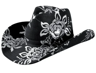 Ковбойская шляпа от Ferraghini, F12603, черный