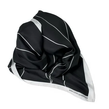 Шелковый платок Lady Black от Scherrer, черный