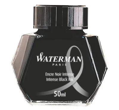 Флакон с чернилами Waterman. 50 мл, черный Флакон с чернилами Waterman. 50 мл, черный