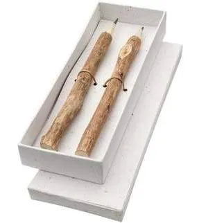 Набор из двух карандашей из чайного дерева, 10619600, натуральный Набор из двух карандашей из чайного дерева, 10619600, натуральный