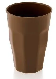 Кружка-стакан керамическая 350 мл, коричневый Кружка-стакан керамическая 350 мл, коричневый