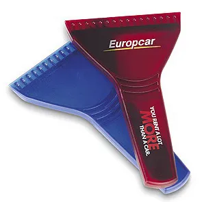Автомобильный скребок, красный Автомобильный скребок, красный