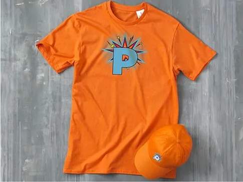 Кепка из 5 панелей Feniks, оранжевый