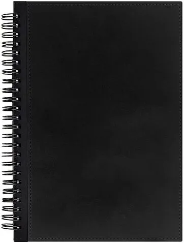 Ежедневник Notera Maxi, недатированный, черный