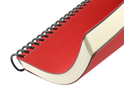 Ежедневник недатированный на спирали А5 Agenda, красный (Р)