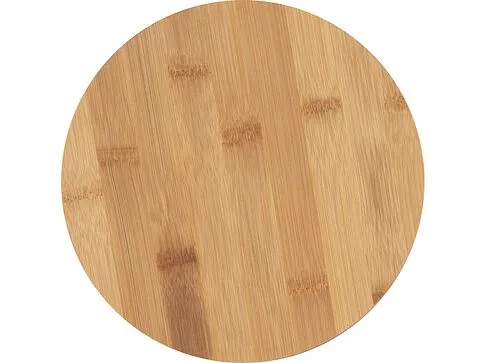 Салатник Bowl с бамбуковой крышкой, бежевый