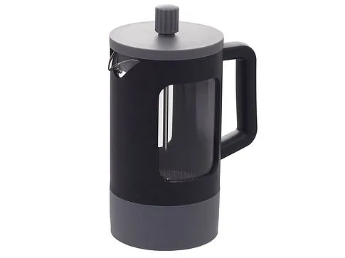 Френч-пресс Double Tone, черный-серый