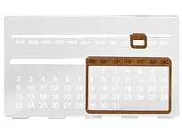 Вечный календарь Evermore 210х127 мм: фанера 3 мм, орг стекло 4 мм, упаковка в плотный крафт конверт