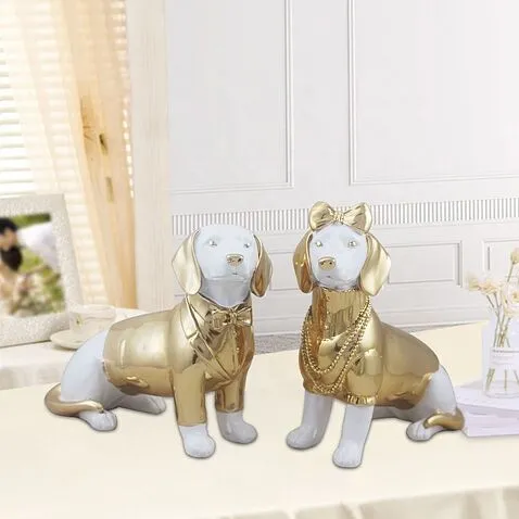 Набор статуэток  quot;Влюбленные собачки quot;