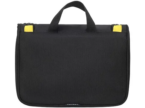 Несессер TORBER, дорожный, чёрный/серый, полиэстер, 27х11х22 см