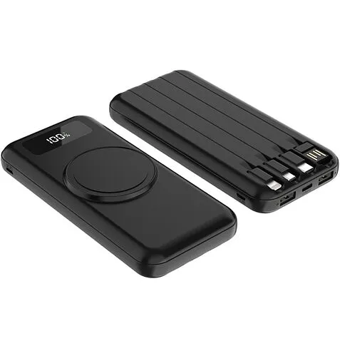 Внешний аккумулятор Authority с беспроводной зарядкой (5W), 10000 mAh, чёрный