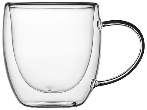 Кружка с двойными стенками на подставке с ложкой Teatrio