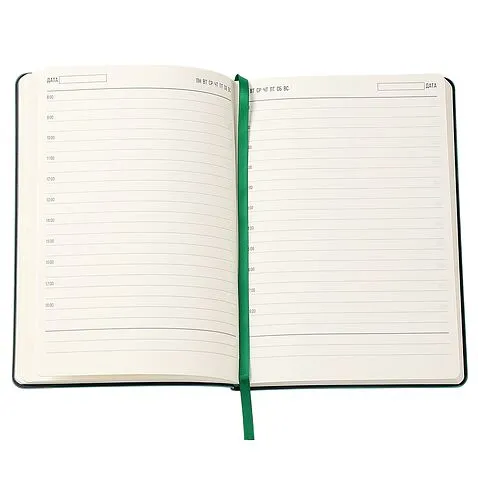 Ежедневник A5 недатированный Stefano в мягком переплёте, темно-зеленый