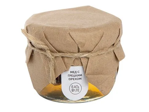 Сувенирный набор Мед с грецким орехом 120 гр