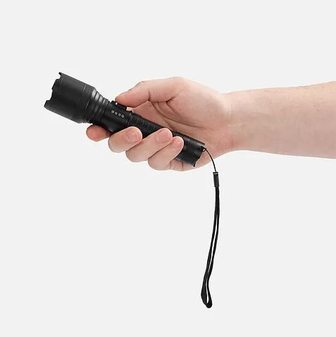 Фонарь аккумуляторный с фокусировкой луча FarSee, черный