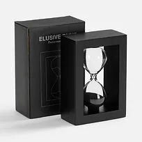 Песочные часы Elusive Dune, черные