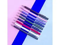 Ручка шариковая автоматическая BrunoVisconti® PALERMO цвет корпуса черный, soft-touch, 0.7 мм