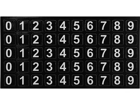 Табличка Tempark с номером телефона для временной парковки, черный