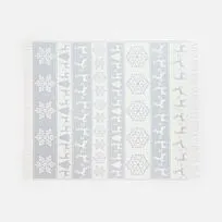 Плед «Скандинавия», серый