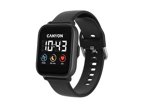 Смарт-часы со встроенным плеером Canyon SaltSW-78, черный (Р)