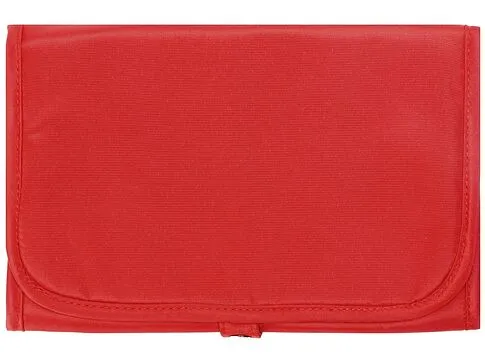 Несессер для путешествий со съемной косметичкой Flat, красный