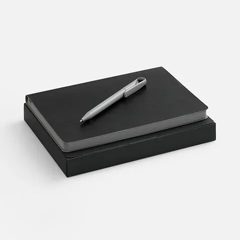 Набор Doppio, черный с серым