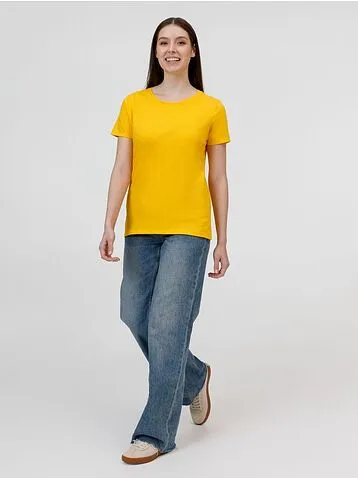 Футболка женская E190 серый меланж