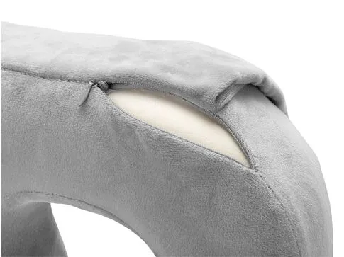 Подушка с эффектом памяти и вшитым чехлом Stash & Snooze