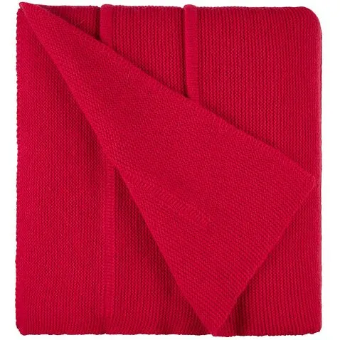 Плед Nessona Alpaca, красный (гвоздика)