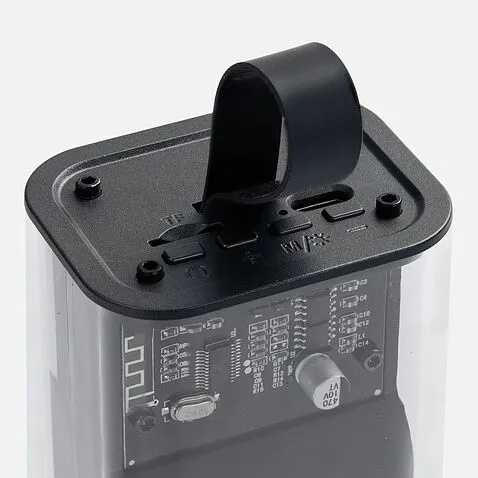 Bluetooth-колонка с подсветкой Groove, серая