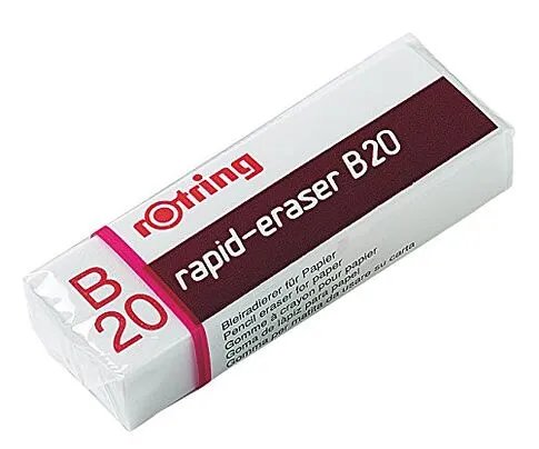 Ластик Rotring B20 Rapid, для карандаша на бумаге, S0194570