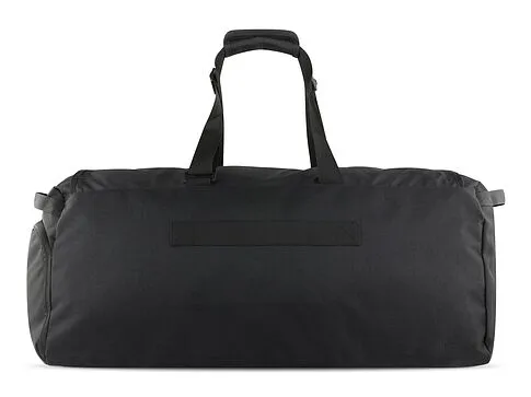 Сумка дорожная BUGATTI Blanc Delight, чёрная, нейлон RPET600D/тарпаулин/полиэстер, 67х32х29 см, 55 л