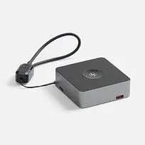 Внешний аккумулятор с беспроводной зарядкой Aura Power 5000 мАч, серый