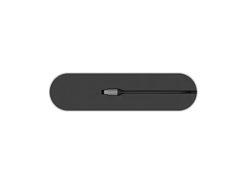 Хаб USB Type-C 3.0 для ноутбуков Falcon, черный