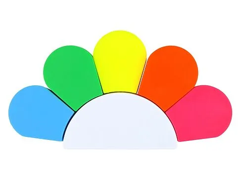 Маркер Цветок 5-цветный на водной основе