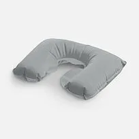Надувная подушка под шею в чехле Sleep, темно-серая