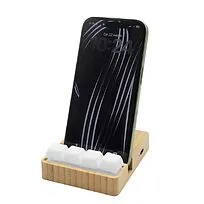Беспроводное зарядное устройство ClickPad (10W) в виде подставки для телефона, с клавишами анти-стресс, белый