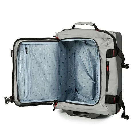Сумка на колесах TORBER РИТМ, серый, полиэстер 900D с PU покрытием, 49 x 35,5 x 26 см, 35 л