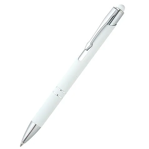 Ручка металлическая Ingrid софт-тач, белая