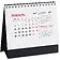 Календарь настольный Datio, черный
