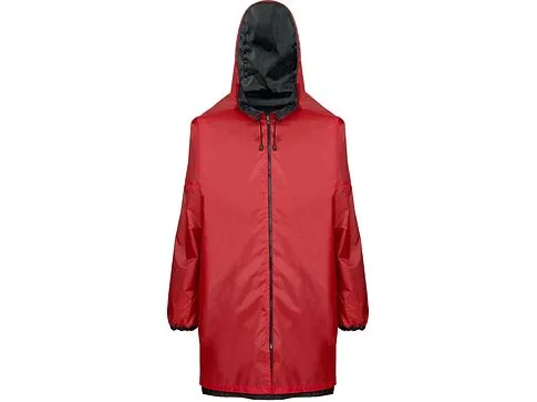 Дождевик Bi-color унисекс, красный/черный