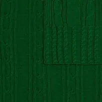 Плед Remitti, глубокий зеленый