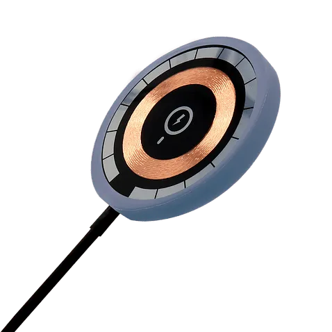 Беспроводное магнитное зарядное устройство Aphia 15W To Go, черный/серый