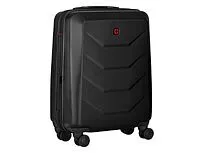 Чемодан WENGER Prymo, чёрный, малый, 40х55х20 см, 36 л, ABS+PC