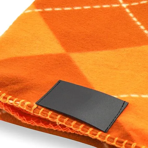 Плед Aberdeen, оранжевый